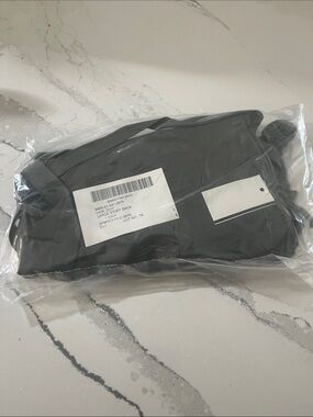 Black Large Stuff Sack - Packable Travel Pouch